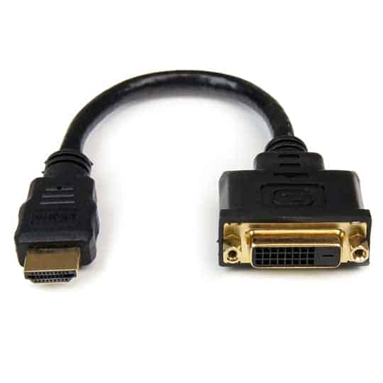 StarTech.com HDDVIMF8IN 20cm HDMI to DVI-D Video Cable Adapter